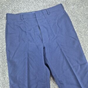 Vintage Patriot USAF Formal SPEC Mess‎ Dress Pant Mens 34x28 Navy Blue